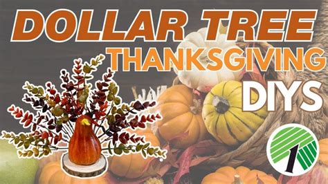 Gobble Up These 10 NEW Dollar Tree DIYs For A Beautiful Thanksgiving