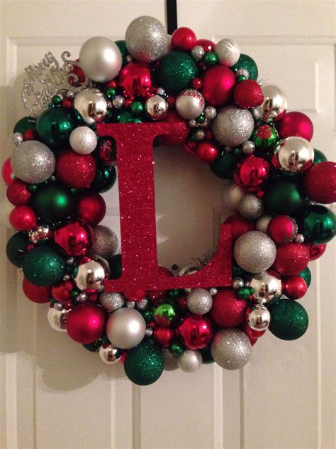 Christmas Ornament Wreath