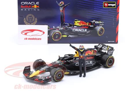 Bburago 1 24 Sergio Perez Red Bull Rb19 11 Formula 1 2023 With Figure