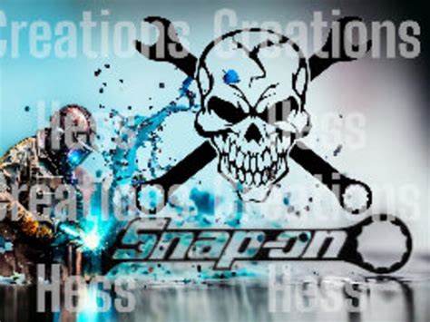 Snap On Tools Skull Png Digital Image File Designed Tumbler Cups