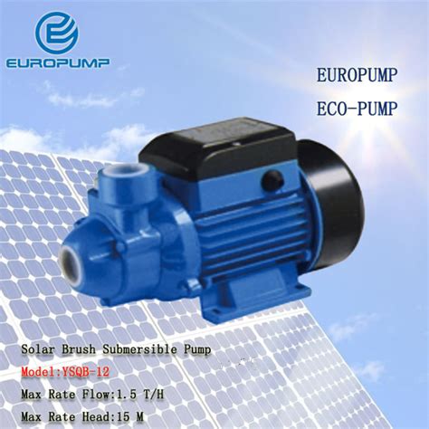 EUROPUMP MODEL YSQB 12 Free Shipping 15m Lift 12v DC Submersible Solar