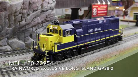 Mth Premier Long Island Gp38 2 Diesel Engine Road With Proto Sound 30