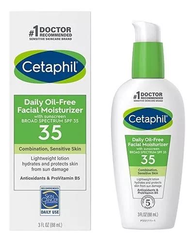 Cetaphil Crema Hidratante Facial Diaria Sin Aceite Spf 35 Tipo De Piel