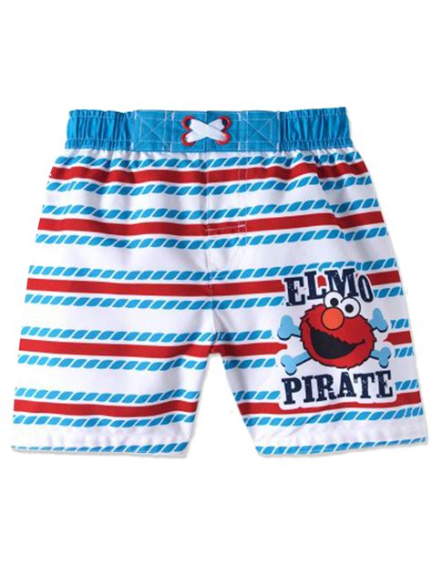 Sesame Street Elmo Boys' Swim Trunks Swimwear (Infant/Baby) 1834770SS - Walmart.com