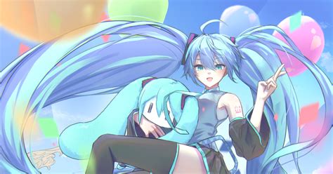 初音ミク16周年描き下ろし Happy 16th Birthday とあるのイラスト Pixiv