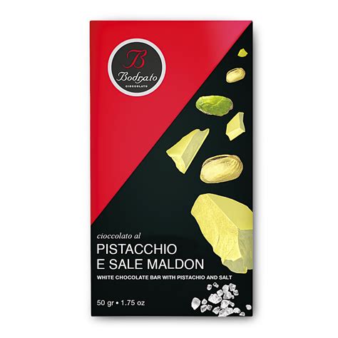 Tavoletta Di Cioccolato Bianco Pistacchio E Sale Maldon G Bodrato