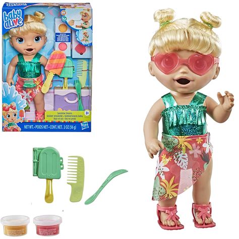 Brinquedo Boneca Baby Alive Dia Na Praia Loira Hasbro Submarino