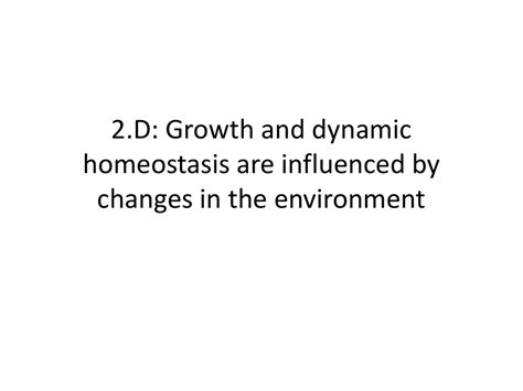 Homeostatic Mechanisms & Evolution