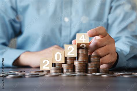 Foto De New Year 2024 Start Concept Preparation For Planning Of