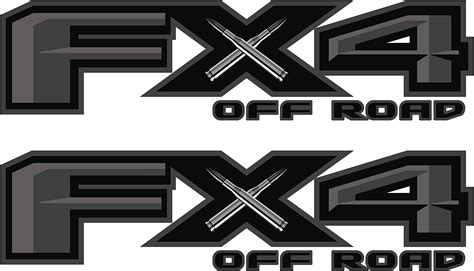 Fx4 Off Road Decal Replacement Sticker F 150 Bedside Emblem For 4x4 Truck Super Duty