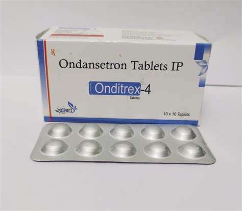 Ondansetron Tablets 4 Mg Rs 70 Box Tragus Healthcare Id 23215272230