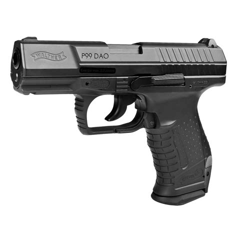 Komplettset Walther P99 DAO Softair Co2 Pistole Kaliber 6 Mm BB Blowb