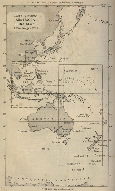 Map of Australia China Sea