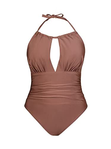 Best Brown Bathing Suits For Plus Size Women