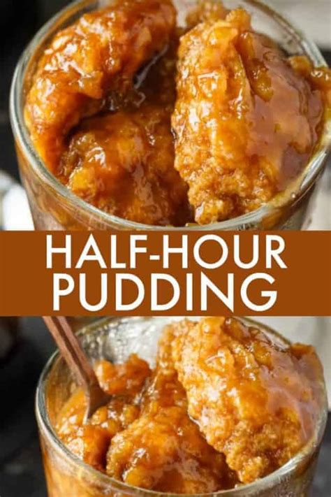 Half Hour Pudding Recipe Easy Vintage Dessert Simply Stacie