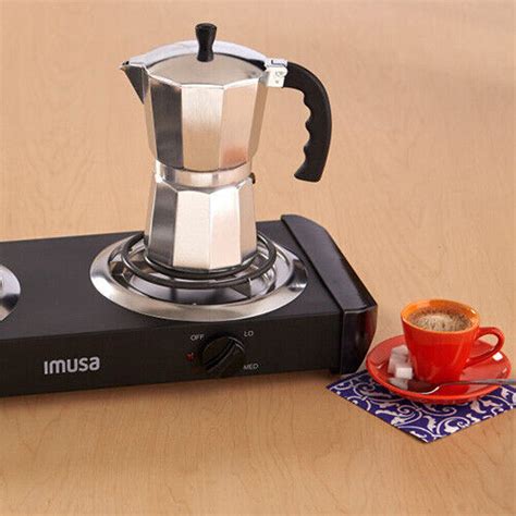 Imusa B120 45v 12 Cup Aluminum Espresso Stovetop Coffee Maker Ebay