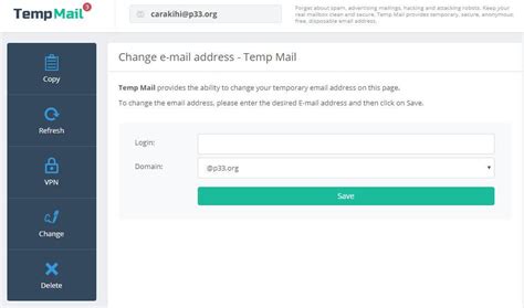 sites  apps  create temporary email address