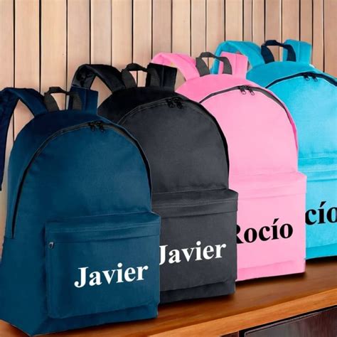 Mochila Para Ni Os Personalizada Con Nombre Regalos Originales