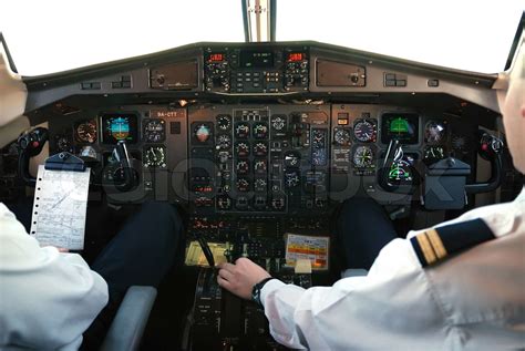 airplane cockpit | Stock image | Colourbox