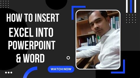 How To Insert Excel Into Powerpoint Add Excel File In Ppt And Word