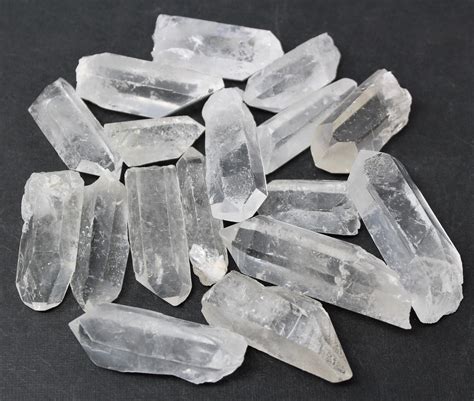 Natural Clear Quartz Crystal Points Wholesale Lots Choose 4 Oz 8 Oz 1 Lb Or 2 Lb Quartz