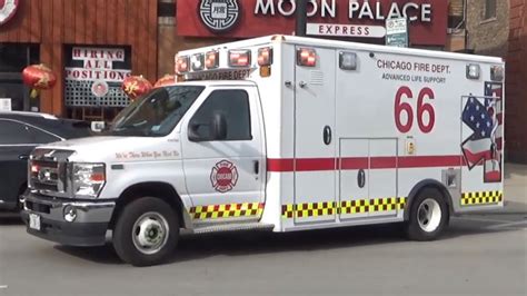 Chicago Fire Department Ambulance 66 Responding Youtube