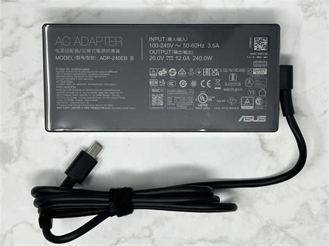 Authentic Ac Adapter Charger 240w For Asus Rog Zephyrus G14 G16 Strix G18 Flow X16 4060