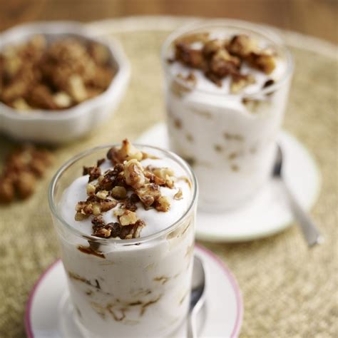 Coconut Yoghurt Banana And Walnut Pots