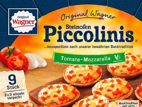 Wagner ruft Original Wagner Piccolinis der Sorte Tomate Mozzarella zurück