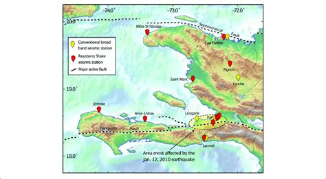 Haiti Earthquake World Map