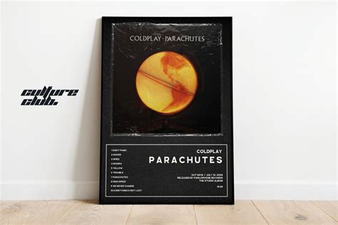 Coldplay Parachutes Album Cover Print Poster Print Wall | Etsy