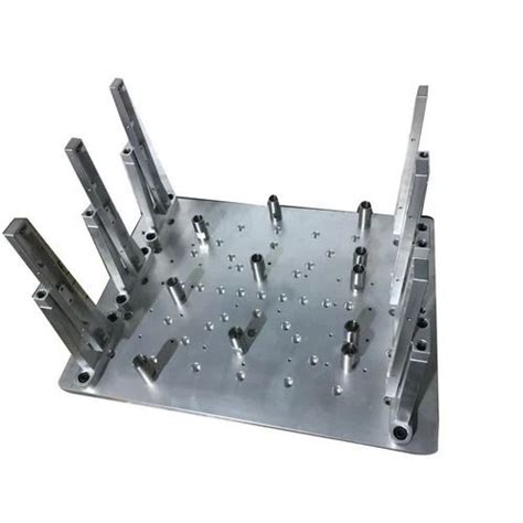 Rectangular Polished Silver Surface Stainless Steel Jig Fixtures For