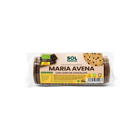 Comprar Galletas Maria De Avena Con Chips Chocolate Sin Gluten Bio G