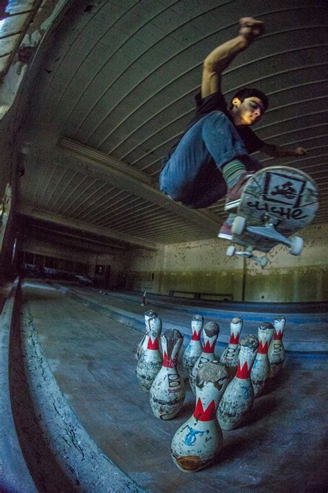 Skating Through An Abandoned Psych Ward With A Hidden Bowling Alley