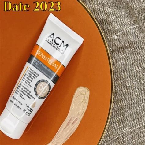 Kem Ch Ng N Ng Acm Sensitelial Tinted Mineral Sunscreen Cream Spf