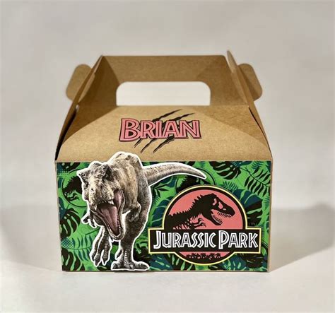 Jurassic Park Party Favors, Treat boxes Set of 6 Birthday favors ...