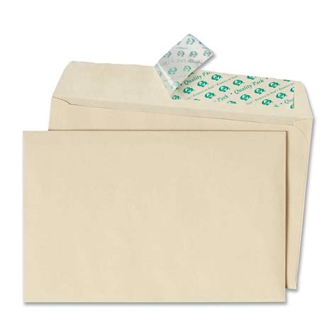 Quality Park Half Fold Invitation Envelope X Inches Ivory