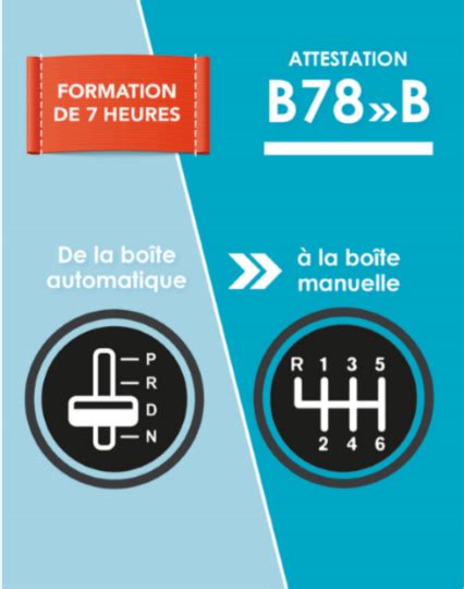 Formation B78 Vers B Transformez Facilement Votre Permis B Boite Auto