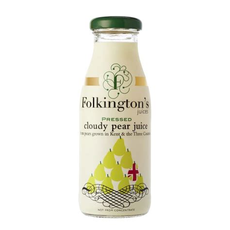 Folkington Juices Cloudy Pear 12 X 250ml Cambridge Juice Company