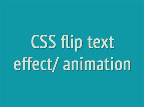 Css Flip How To Rotate And Flip An Image