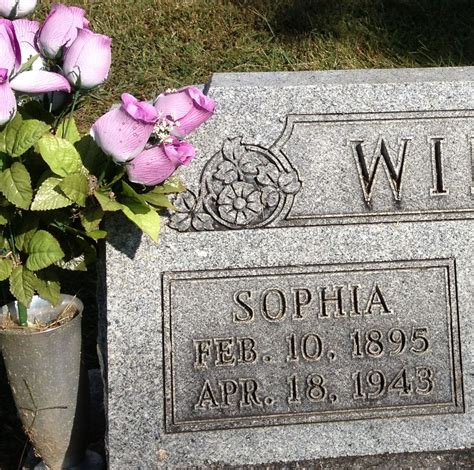 Sophia Winget Find A Grave Memorial