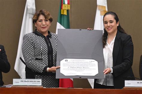 Delfina Gómez Ya Es La Gobernadora Electa Del Edomex Recibe Constancia