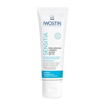 Iwostin Sensitia krem ochronny z lipidami na zimę SPF 15 50 ml