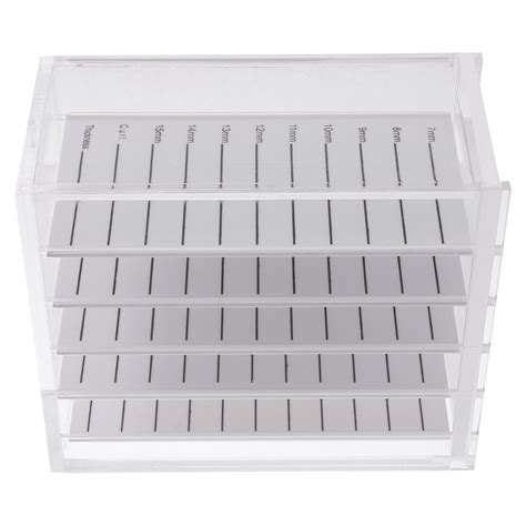 Layers Transparent Acrylic Five Layer Drawer Type False Eyelash