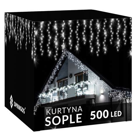 SOPLE 1500 LED LAMPKI ZEWNĘTRZNE 67M GRUBE FLASH KURTYNA GIRLANDA