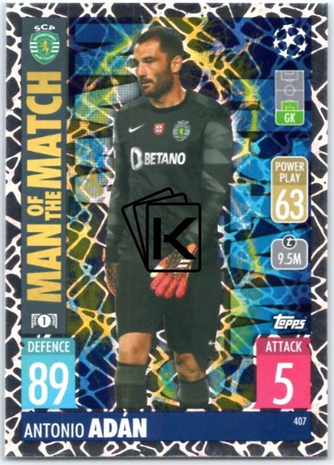 Fotbalov Karti Ka Topps Match Attax Uefa Champions Man Of The