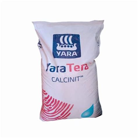 25 Kg Granular Yara Tera Calcinit Calcium Nitrate Fertilizer For