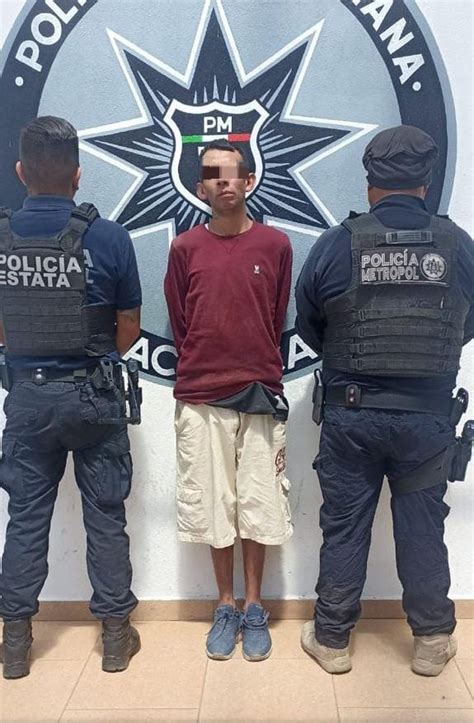 Detiene Policía Estatal a un hombre en Guadalupe por el delito de