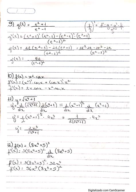 Exercicios Resolvidos Sobre Derivadas Parciais Librain