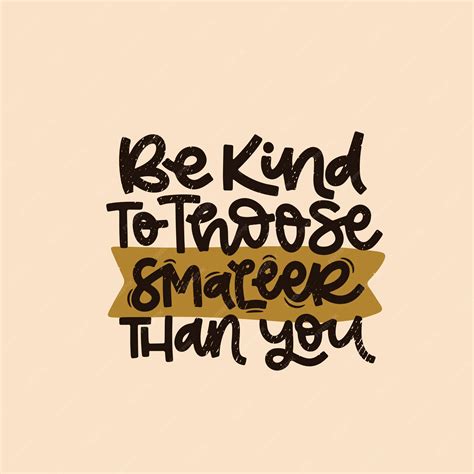 Premium Vector | Handdrawn illustration lettering phrases be kind to